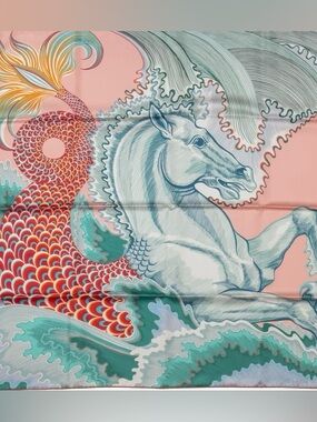 Hermes Silk Scarf 90 - Cheval Sirene